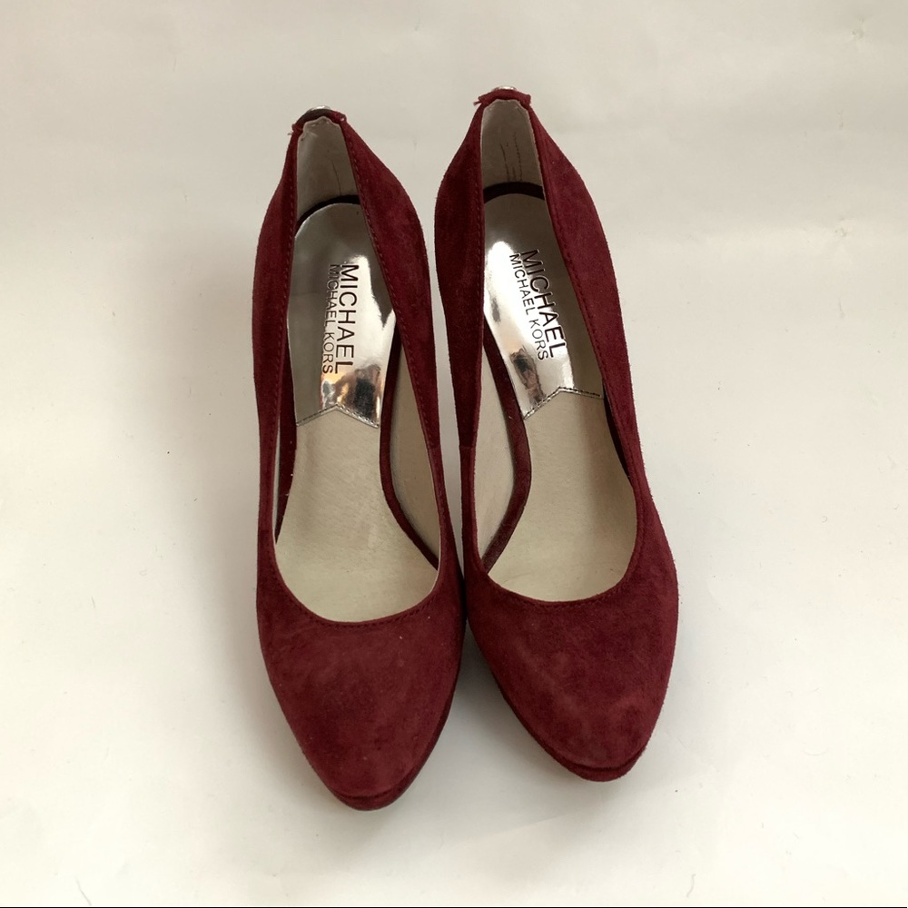 MICHAEL Michael Kors Suede Platform Pumps
